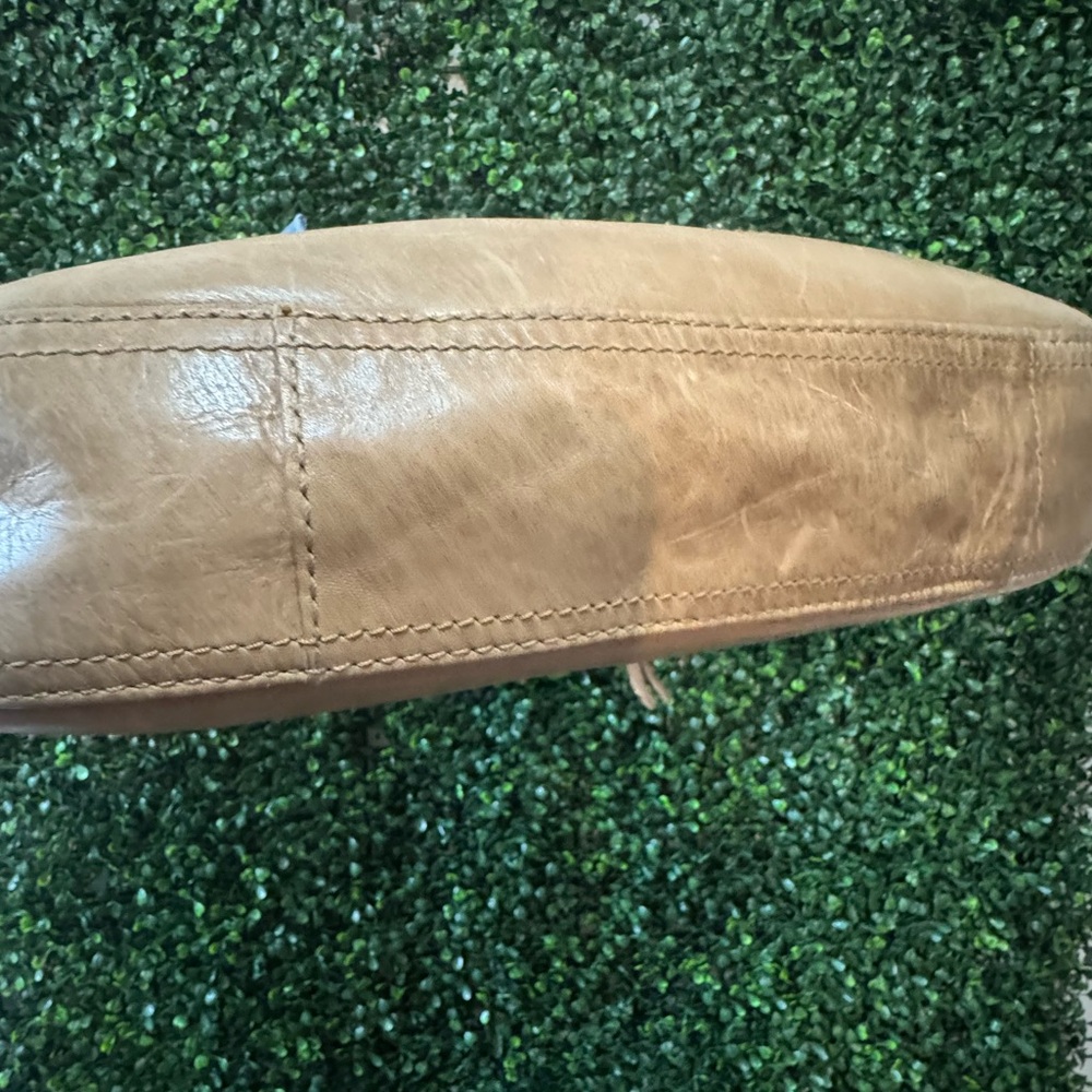 Frye Tan Leather Hobo Shoulder Bag - Picture 11 of 16